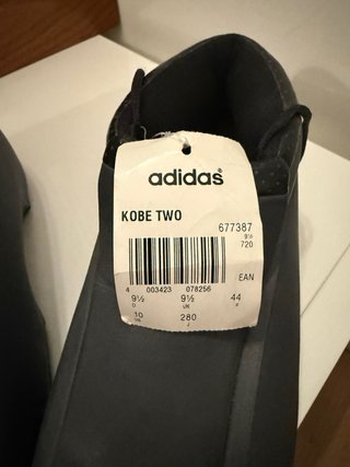 Adidas Kobe Two 2 Talla 44 Gris