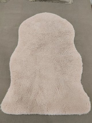 Alfombra de poliéster suave rosada
