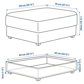 IKEA - Pack Sofá KIVIK + Sillón EKENÄSET