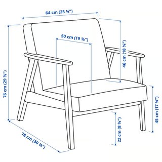 IKEA - Pack Sofá KIVIK + Sillón EKENÄSET