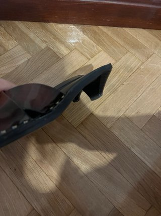 Sandalias Zara Piel Marrón Talla 37