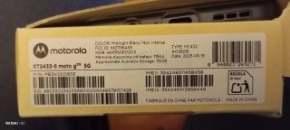 Teléfono Móvil Negro. Motorola g35. 5G. 128 GB.