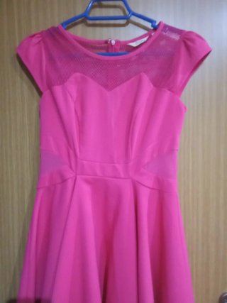 Vestido rosa talla M