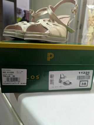 Zapatos de fiesta dorados Pitillos