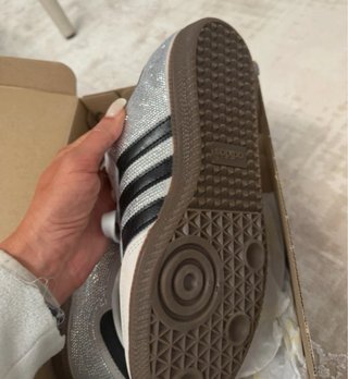 Adidas Samba Joya Plata y Negro
