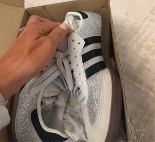 Adidas Samba Joya Plata y Negro