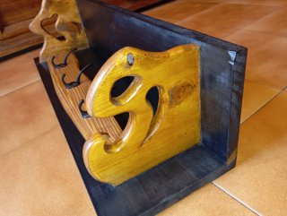 Appendiabiti rustico in legno
