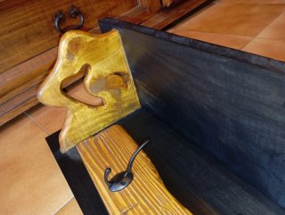 Appendiabiti rustico in legno