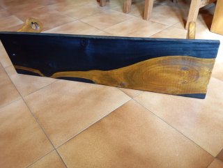 Appendiabiti rustico in legno