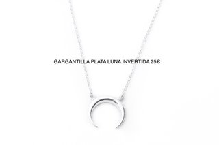 Gargantilla de Plata Luna Invertida