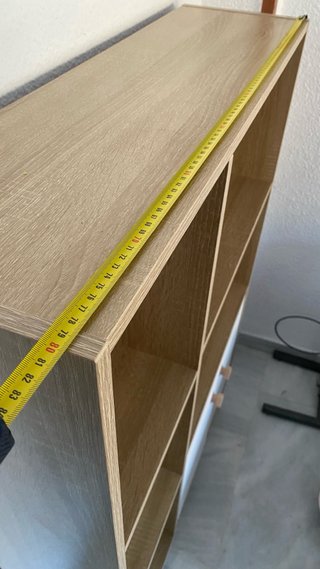 Estantería Mueble Madera y Blanco