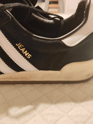 Zapatillas Adidas Jeans Negras y Blancas
