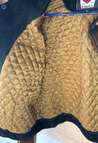 Chaqueta Diesel Hearts Patchwork Cuero