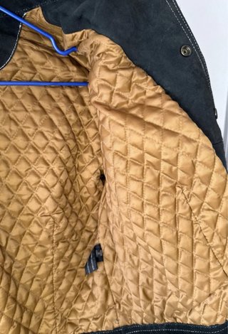 Chaqueta Diesel Hearts Patchwork Cuero