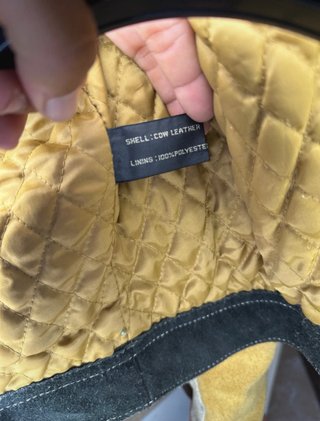 Chaqueta Diesel Hearts Patchwork Cuero
