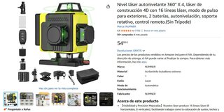 Nivel Láser 360° Autonivelante