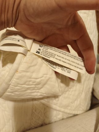 Colcha bouti Zara Home beige cama 90