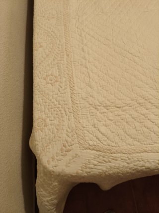 Colcha bouti Zara Home beige cama 90