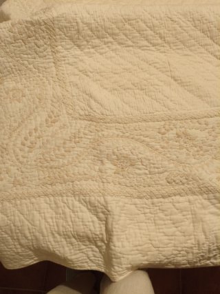 Colcha bouti Zara Home beige cama 90