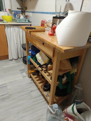 Mueble de cocina madera auxiliar