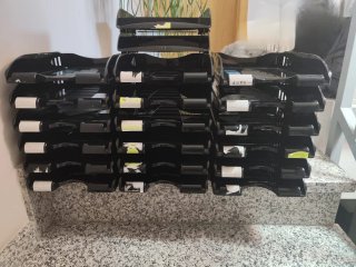 Lote 20 bandejas de oficina negras