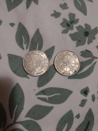 2 Monedas 100 PTAS 1966 y 1968