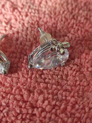 Conjunto Plata de ley tres Piezas Corazón circonio