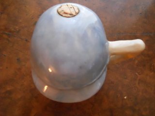 Due bottiglie in ceramica (character flasks)