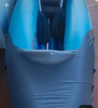 Kayak Hinchable Azul y Gris