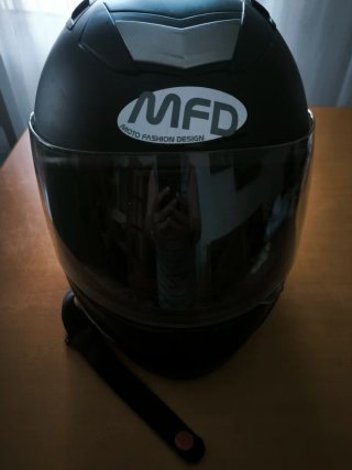 Casco de moto en buen estado