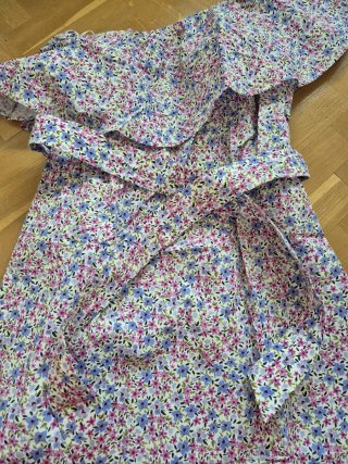 Vestido Mango flores talla S