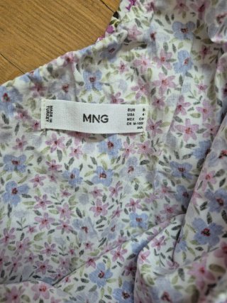 Vestido Mango flores talla S