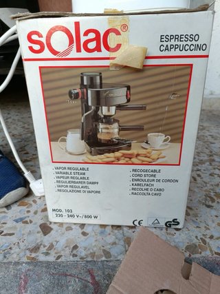 Cafetera Solac Espresso