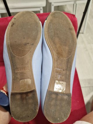 Manoletinas Parfois Azul Talla 40