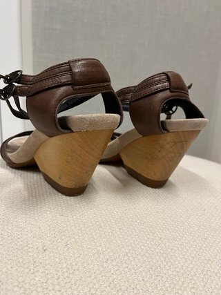 Sandalias Camper Talla 36 Marrón/Beige