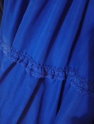Traje de flamenca azul mujer