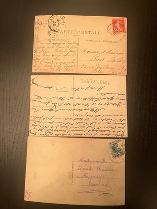 Lote 15 Postales Francesas Antiguas 1er Avril