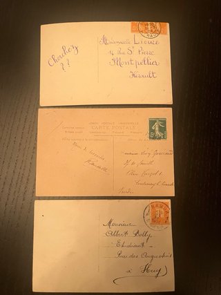 Lote 15 Postales Francesas Antiguas 1er Avril