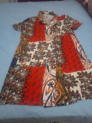 Vestido Zara Patchwork Estampado