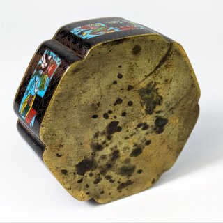 Tintero Cloisonné Chino Rep. China (1911-1949)