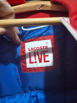 Chaleco Lacoste L!ve Talla M Rojo