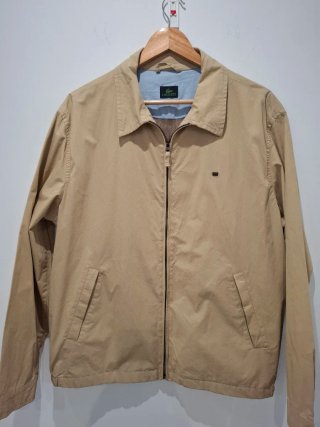 Parka Lacoste Algodón Hombre Beige