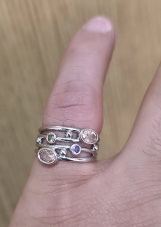 Anillo de Plata 925 - Talla 8/9