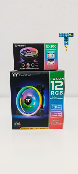 Combo Ventilador CPU y Fans RGB Thermaltake