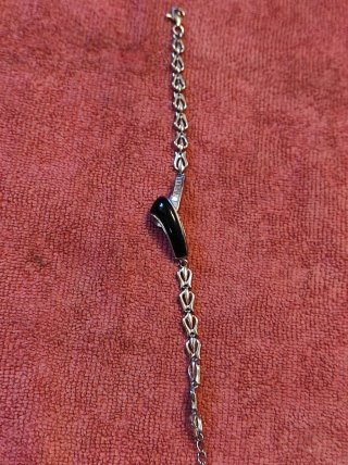Conjunto Plata Ley cinco Piezas Ónix