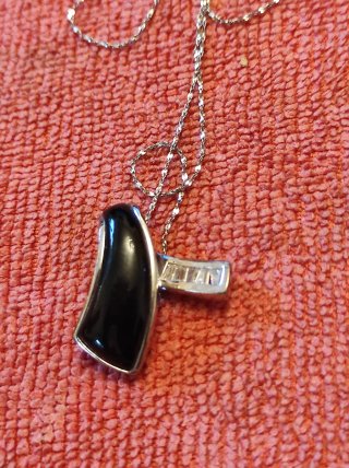 Conjunto Plata Ley cinco Piezas Ónix