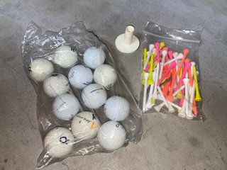Kit de golf: Bolsa Inesis + material