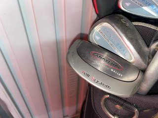 Kit de golf: Bolsa Inesis + material