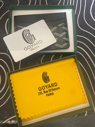 Tarjetero Goyard Negro