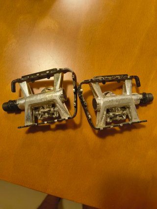 Pedales mixtos spd Rockrider